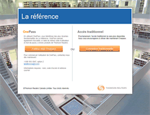 Tablet Screenshot of lareference.editionsyvonblais.com